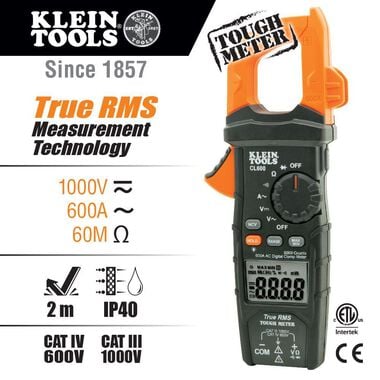Klein Tools Digital Clamp Meter AC Auto 600A, large image number 1