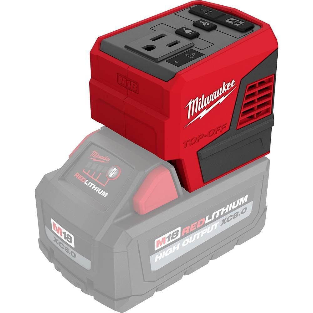 Milwaukee M18 TOP-OFF 175W Portable Power Supply Inverter, large image number 11
