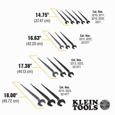 Klein Tools Spud Wrench 1-1/4in Heavy Nut, large image number 2