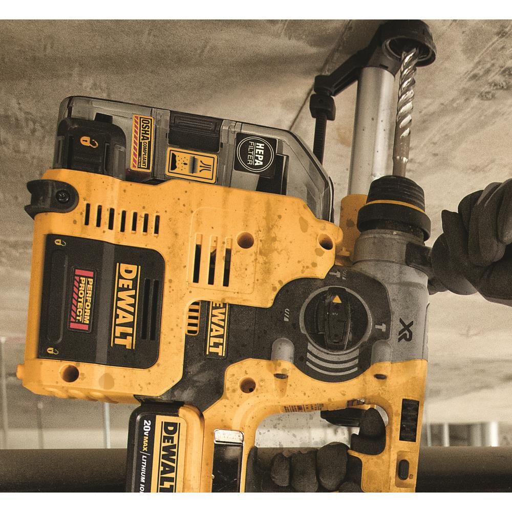 DEWALT 20V MAX 1in Rotary Hammer with Dust Collection Kit, large image number 5