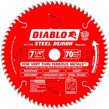 Diablo Tools Steel Demon Metal Cutting Saw Blade, large image number 0