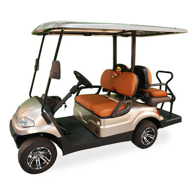 Advanced EV 48V Electric 2+2 Passenger Golf Car - Champagne ...