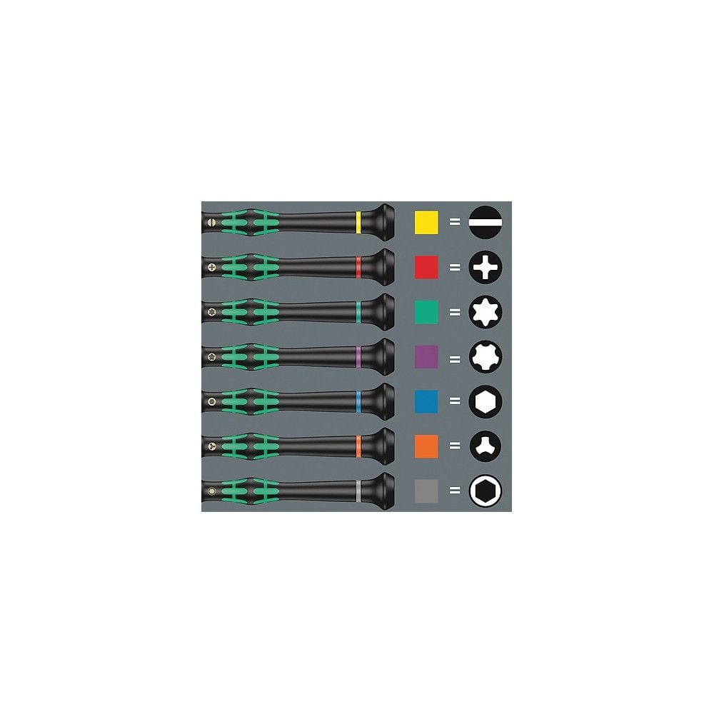 Wera Tools 12pc Kraftform Micro 12 Universal 1 Screwdriver Set, large image number 10