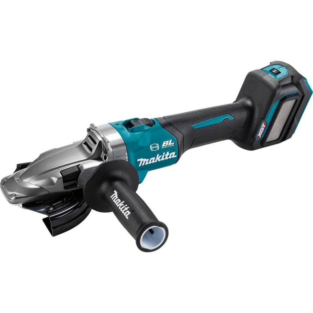Makita 40V max XGT Brushless Cordless 5 Inch Slide Switch Flathead Grinder Variable Speed with Electric Brake (Bare Tool), large image number 1