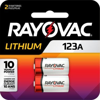 Rayovac 2-Pack 123A Lithium Battery