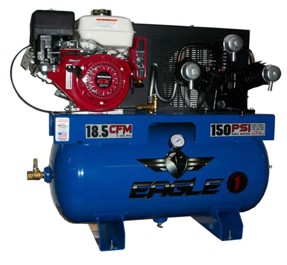 Eagle Compressor 30 Gallon Stationary Gas Air Compressor - 9G30TRKE-H