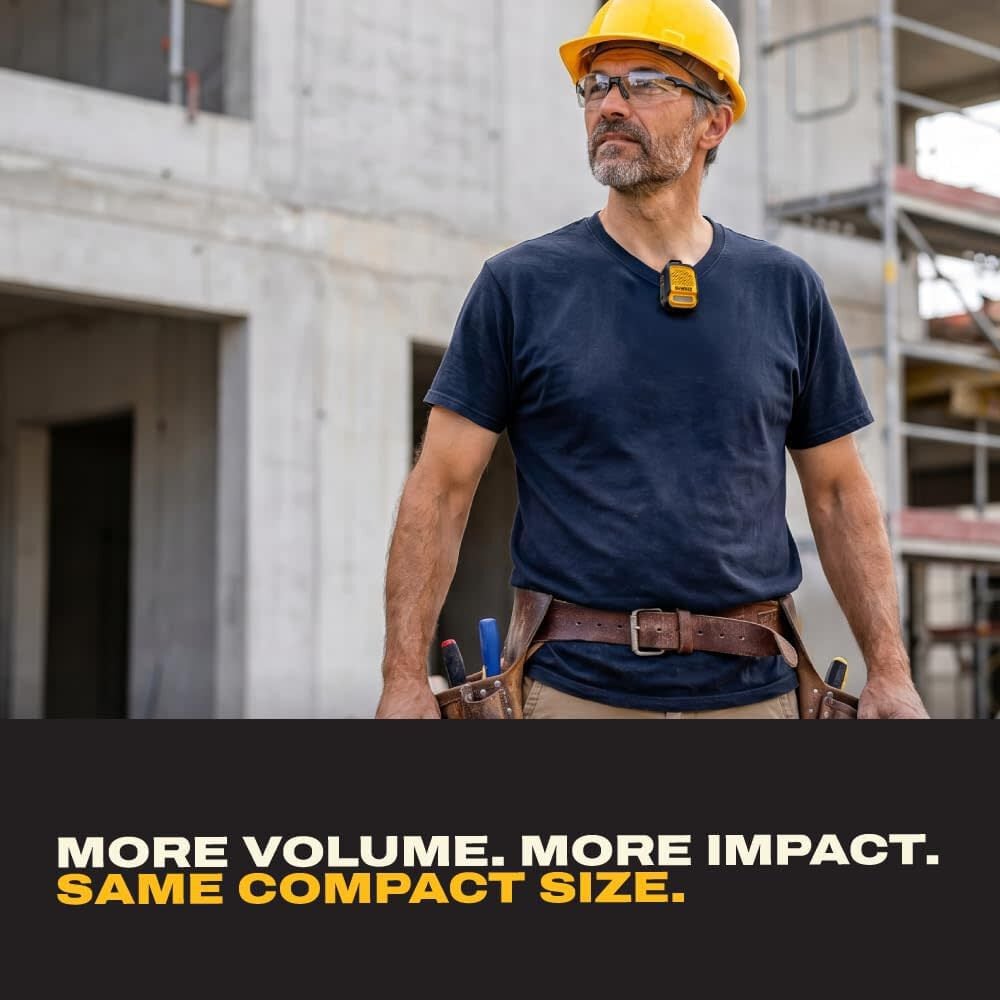 DEWALT Gen 2 Wearable Bluetooth Speaker with LED Light, large image number 7