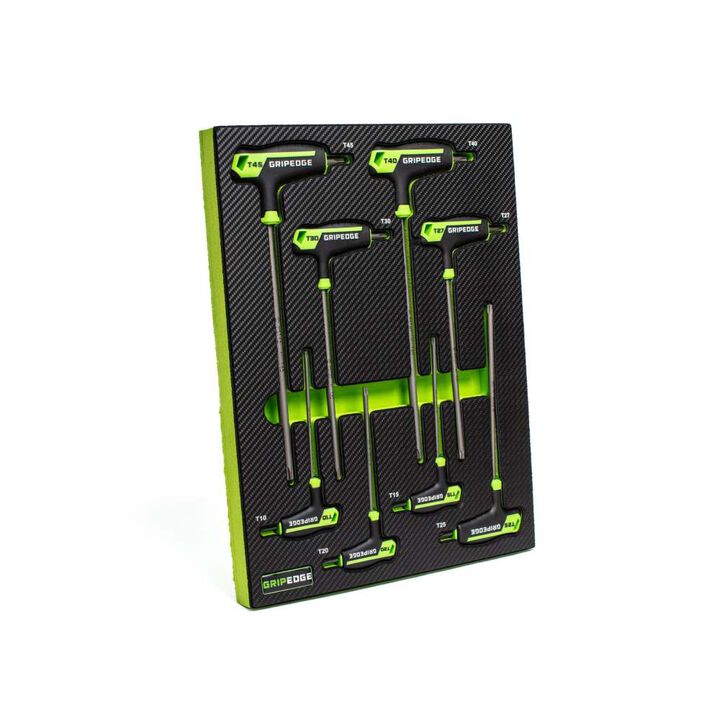 GripEdge Tools Rounding Prevention Technology Star T-Handle Set 8 Pieces, large image number 1
