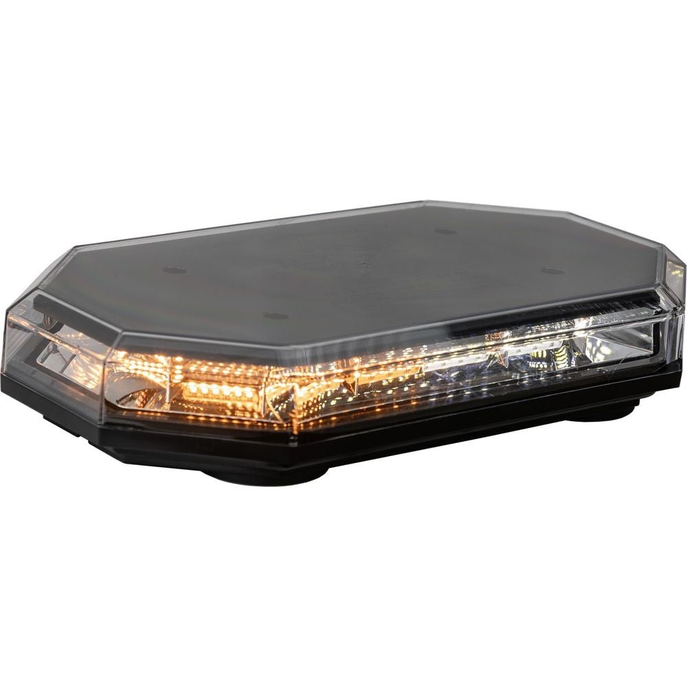 Buyers Products Company 15 Inch Octagonal LED Mini Light Bar Amber and Clear, large image number 1