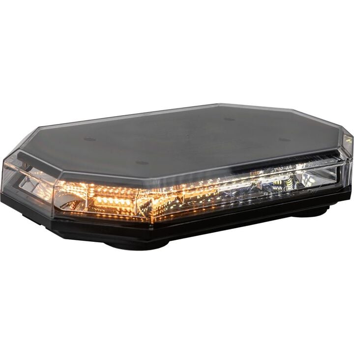Buyers Products Company 15 Inch Octagonal LED Mini Light Bar Amber and Clear