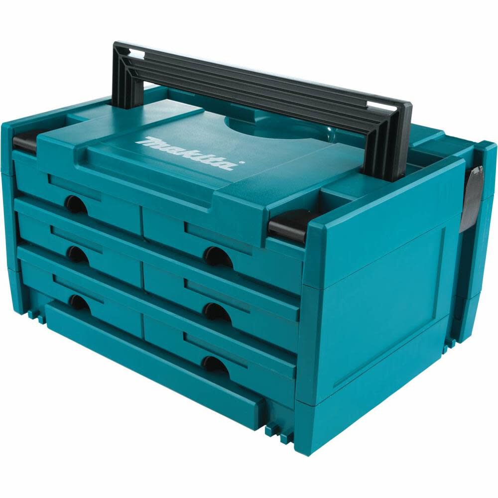 Makita MAKPAC 6 Drawer Interlocking Case 8 1/2in x 15 1/2in