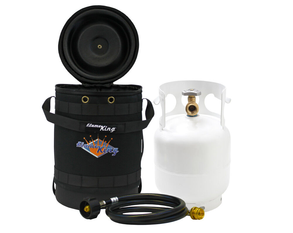 Flame King Gas Hauler Kit with 5 Lb Tank and Rubber Hose, large image number 1