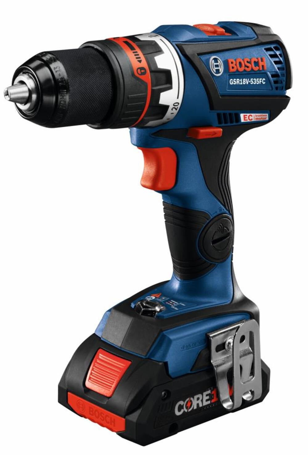 Bosch 18V EC 5 In 1 Drill/Driver Kit Flexiclick Reconditioned GSR18V ...