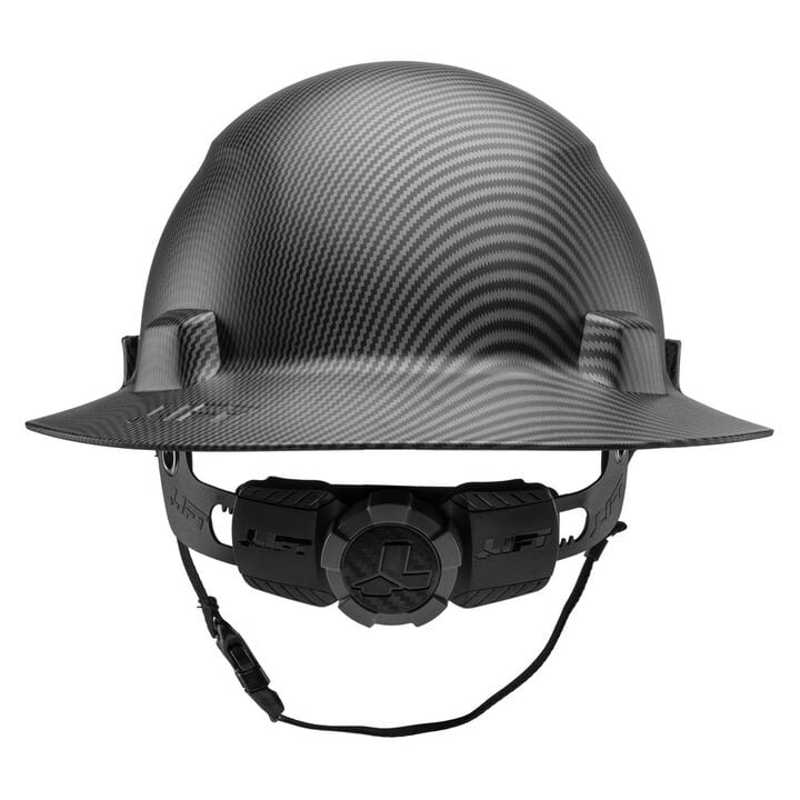 Lift Safety IDAX Full Brim - Non-Vented Hard Hat, Carbon Black, large image number 2