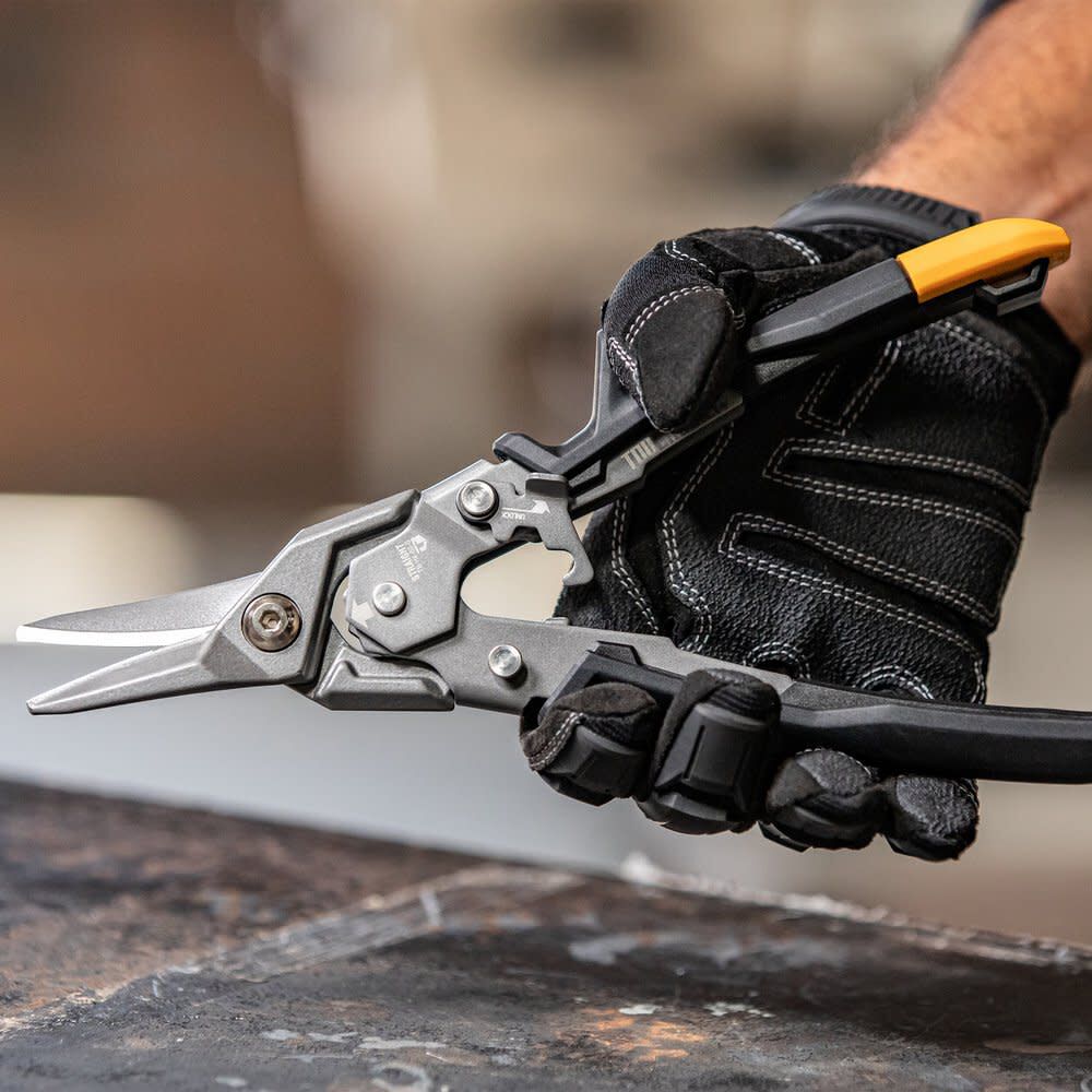 Toughbuilt Straight Cut Aviation Snips, large image number 14