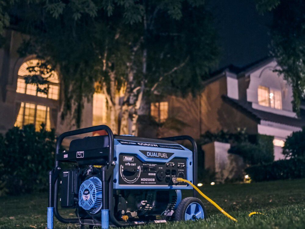 Pulsar Products Generator 6580 Watt Dual Fuel Portable HD6580B Acme Tools