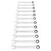 GEARWRENCH 72 Tooth 12 Point Metric Combination Ratcheting Wrench Set 12 Pieces, small image number 1