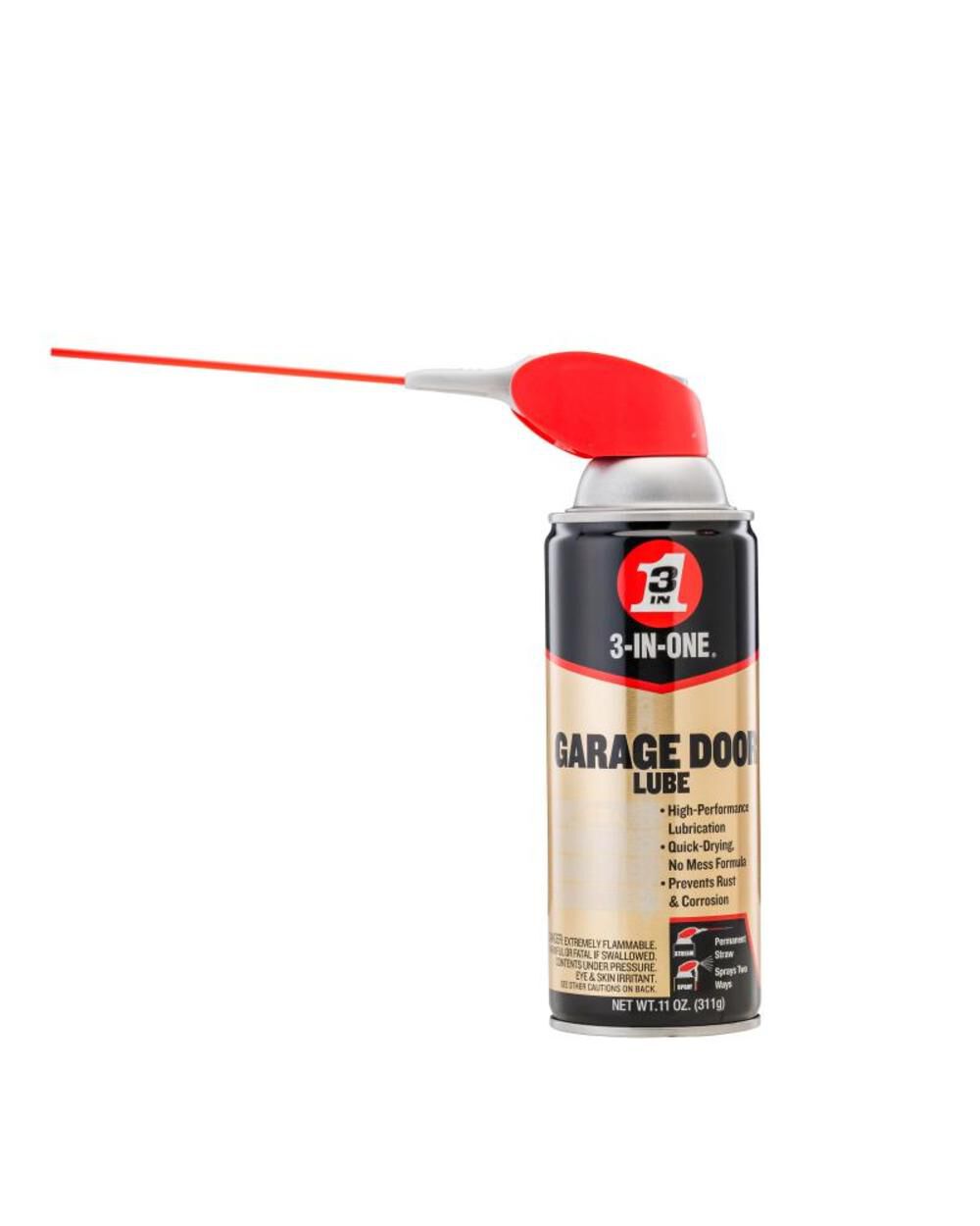 3-In-One 11oz Professional Garage Door Lubricant with Smart Straw 6pk, large image number 2