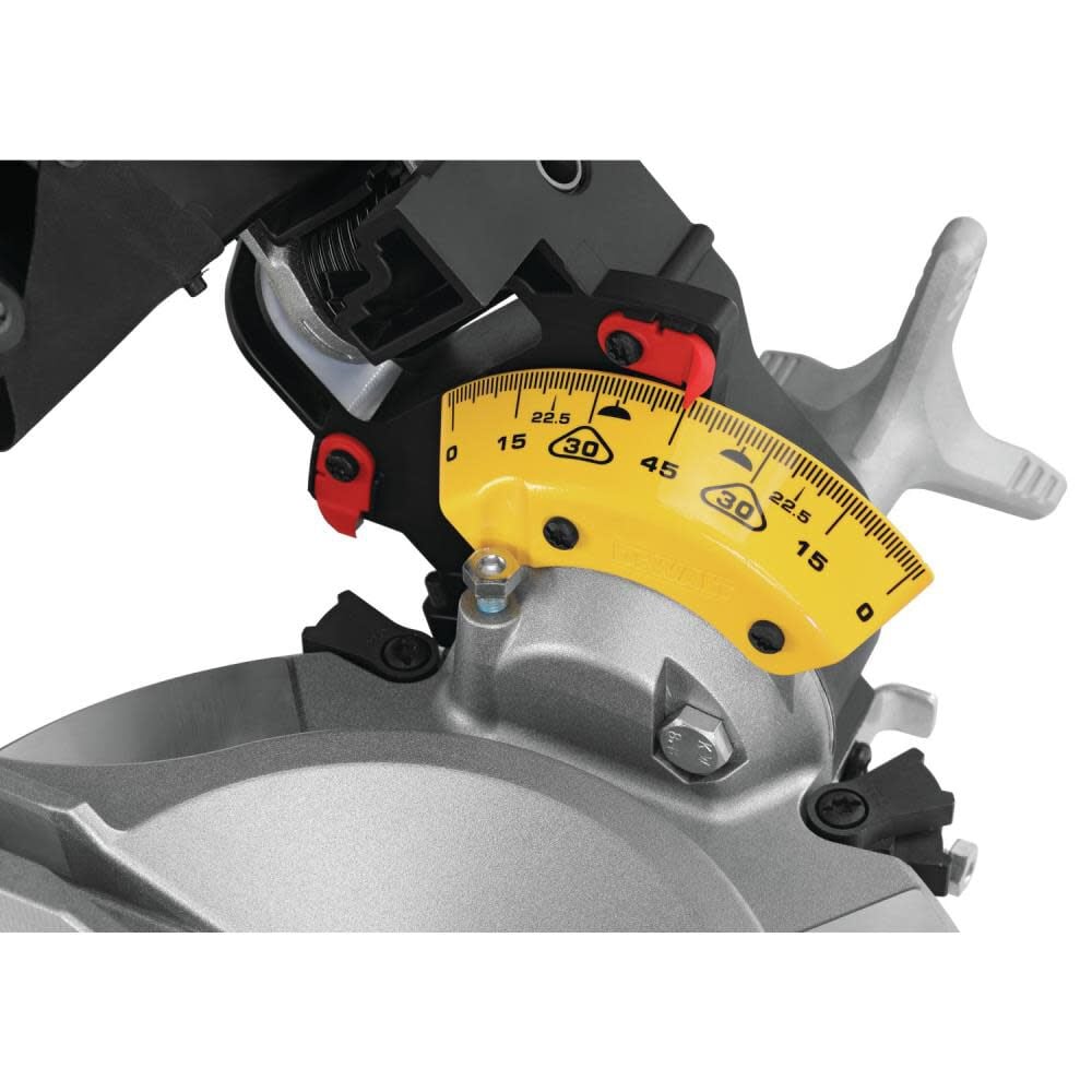 DEWALT 12 Inch 15 Amp Dual Bevel Compound Miter Saw with Heavy-Duty Work Stand and Mounting Brackets Bundle, large image number 8