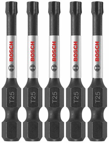 Bosch Impact Tough 2 Inch Torx #25 Power Bits 5 Piece