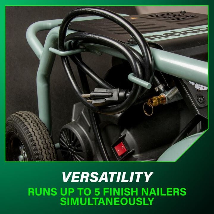 Metabo HPT The Tank 8 Gallon Trolley Air Compressor, large image number 6