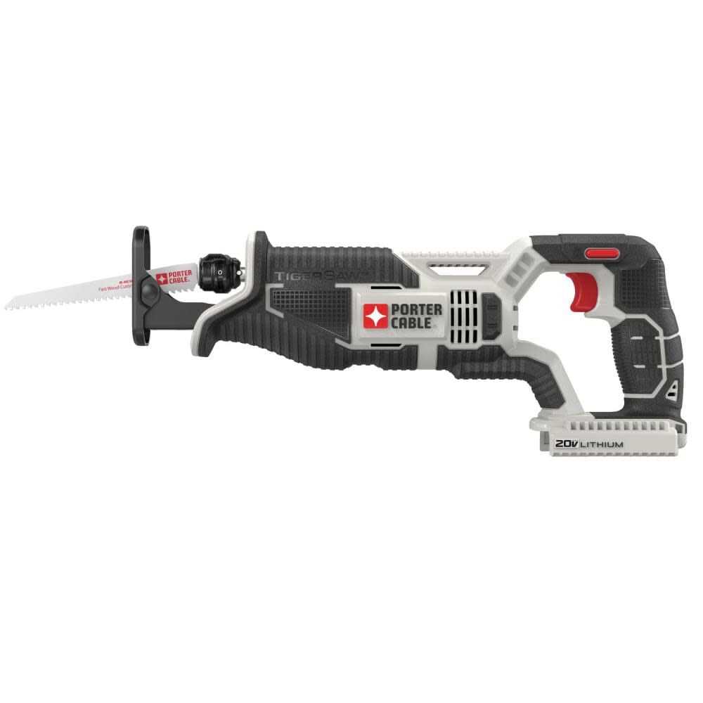 Porter Cable 20-volt Variable Speed Cordless Reciprocating Saw (Bare Tool), large image number 4