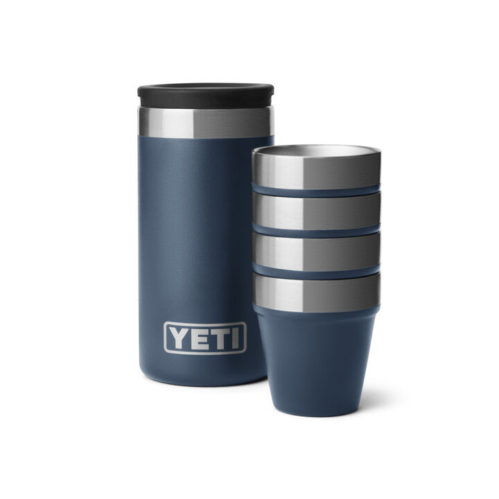 YETI 1.7 Oz Shot Glasses with Carrying Case Navy