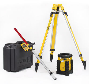 Stabila LAR 300 Rotary Laser Full Set