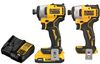 DEWALT Atomic 20V Max 1/4 Inch Compact Impact Driver 2 Pack Kit , small image number 1