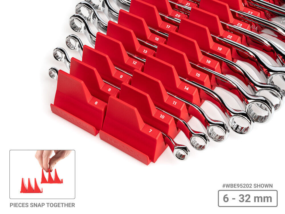 Tekton 45-Deg Offset Box End Wrench Set, (1/4 - 1-1/4 Inch, 6-32 mm), large image number 4