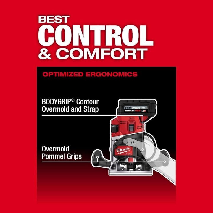Milwaukee M18 FUEL 1/2 in Router Kit, large image number 6