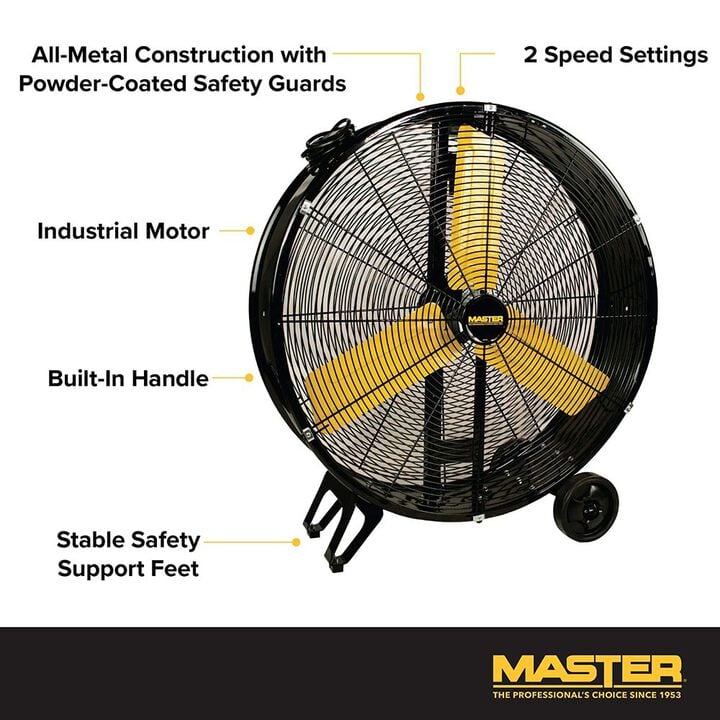 Master Drum Fan High Capacity Direct Drive 30in, large image number 2