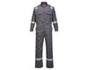 Portwest Bizflame 88/12 Iona Fire Resistant Coverall Grey - Large, small
