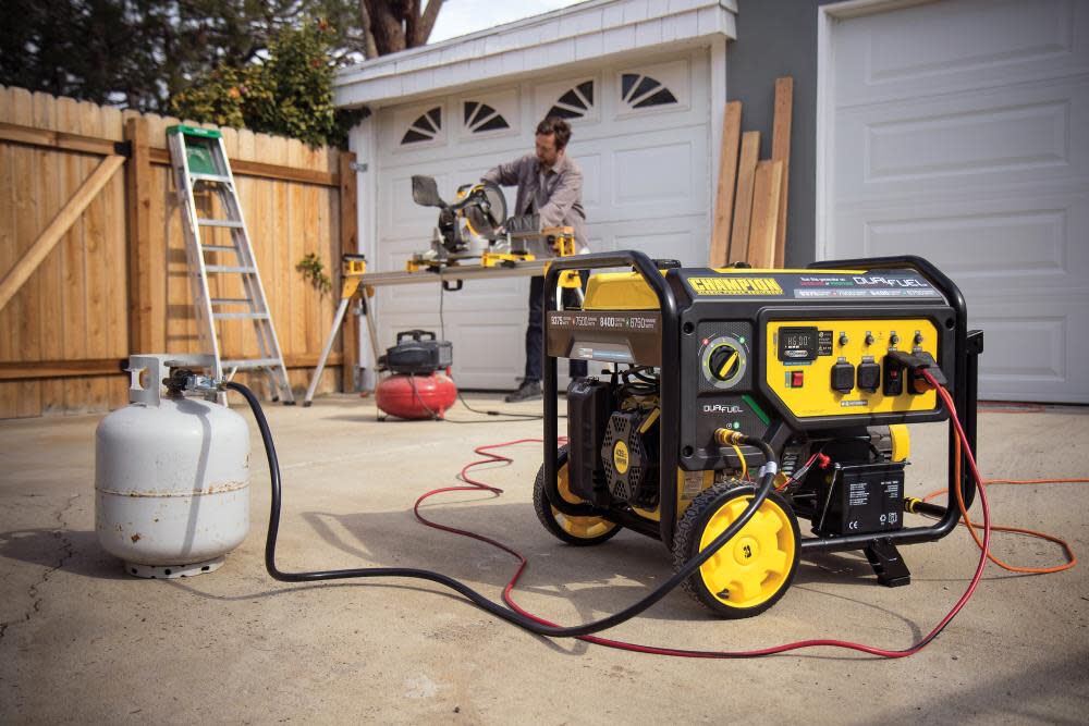 Champion Power Equipment 9375-Watt Electric Start Dual Fuel 49 State Home Backup Portable Generator, large image number 2