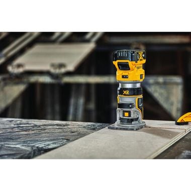 DEWALT 1/4-in Variable Speed Brushless Fixed Cordless Router (Bare Tool), large image number 3