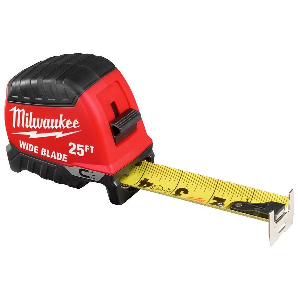 Milwaukee 25 Ft. Wide Blade Magnetic Tape Measure, large image number 1