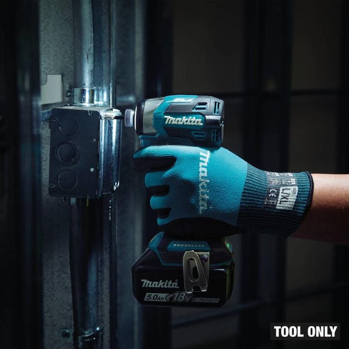 Makita 18V LXT Lithium-Ion Brushless Cordless Quick-Shift Mode 4-Speed Impact Driver & 4Ah Lithium Ion Battery Pack, large image number 18
