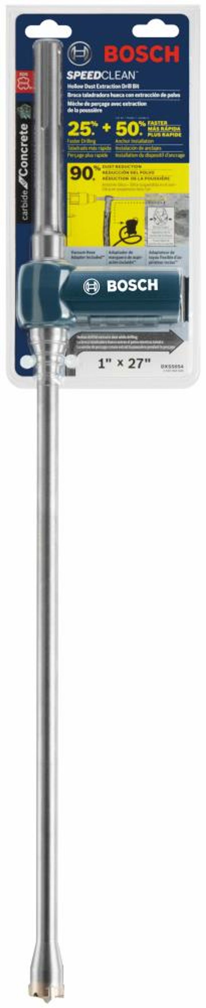 Bosch 1 Inch x 27 Inch SDS-max Speed Clean Dust Extraction Bit, large image number 4