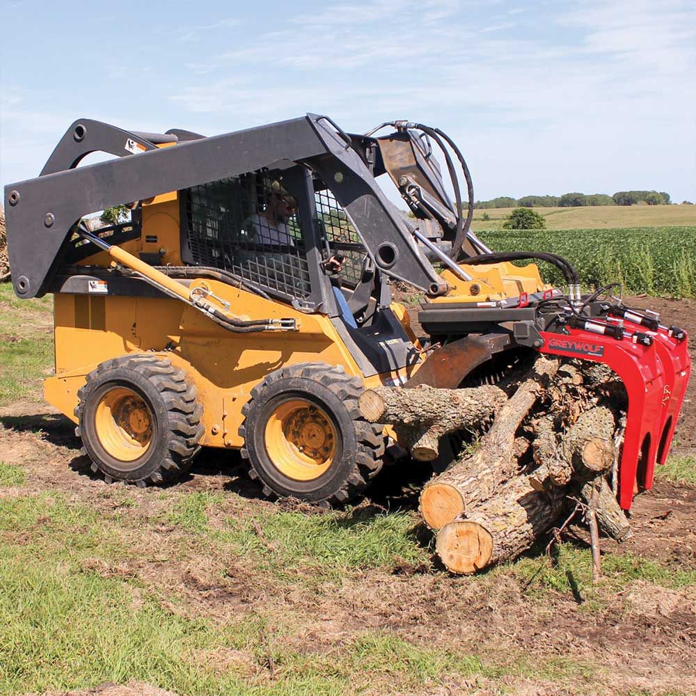 GreyWolf Attachments Double Grapple Skid Steer Attachment, large image number 9