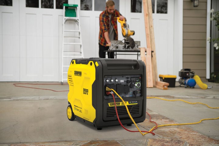Champion Power Equipment 6500-Watt Wireless Remote Start Tri Fuel 49 State RV Ready Portable Inverter Generator with StartLINK, large image number 8