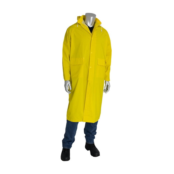 Protective Industrial Products Raincoat Base35FR Yellow Premium Medium 2pc