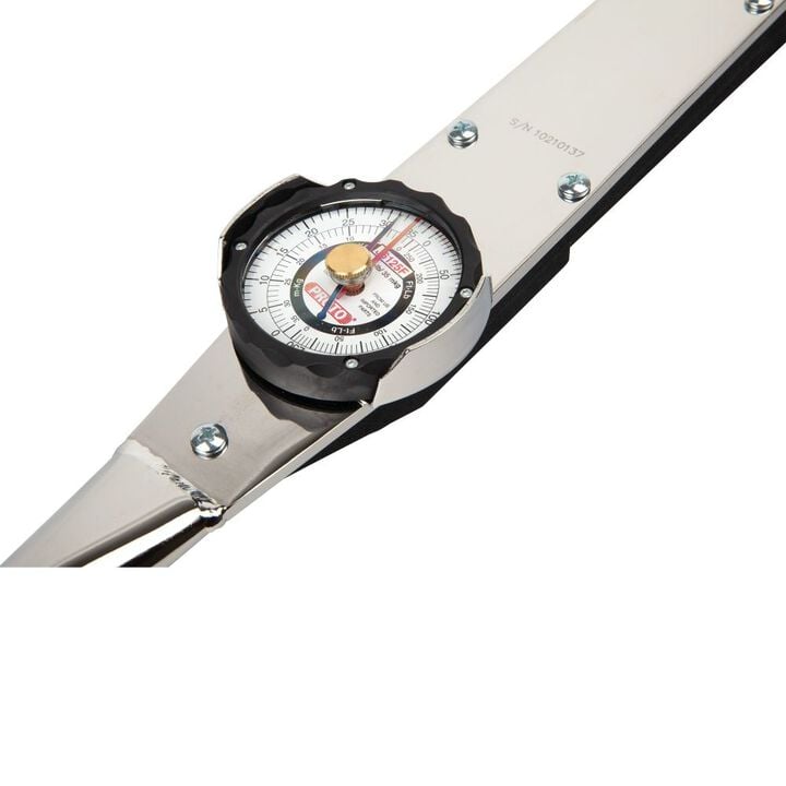Proto 1/2 in Drive Dial Torque Wrench 50-250 ft-lbs, large image number 5