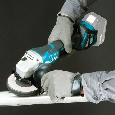 Makita 18V LXT 4 1/2 / 5in Paddle Switch Cut-Off/Angle Grinder (Bare Tool), large image number 3