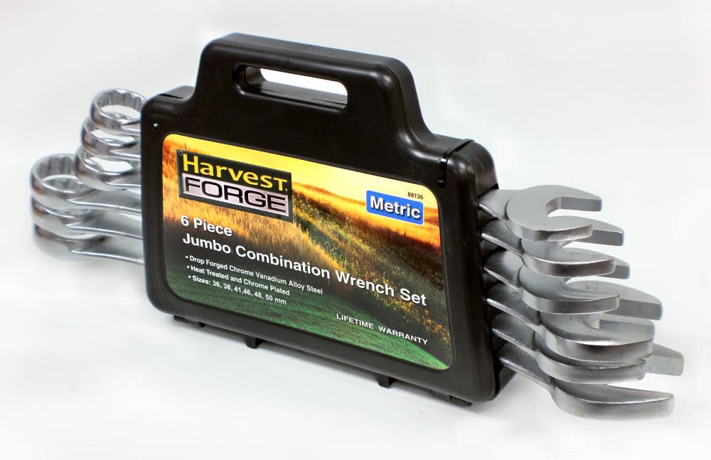Allied International Harvest Forge 6pc Metric Jumbo Wrench Set, large image number 2
