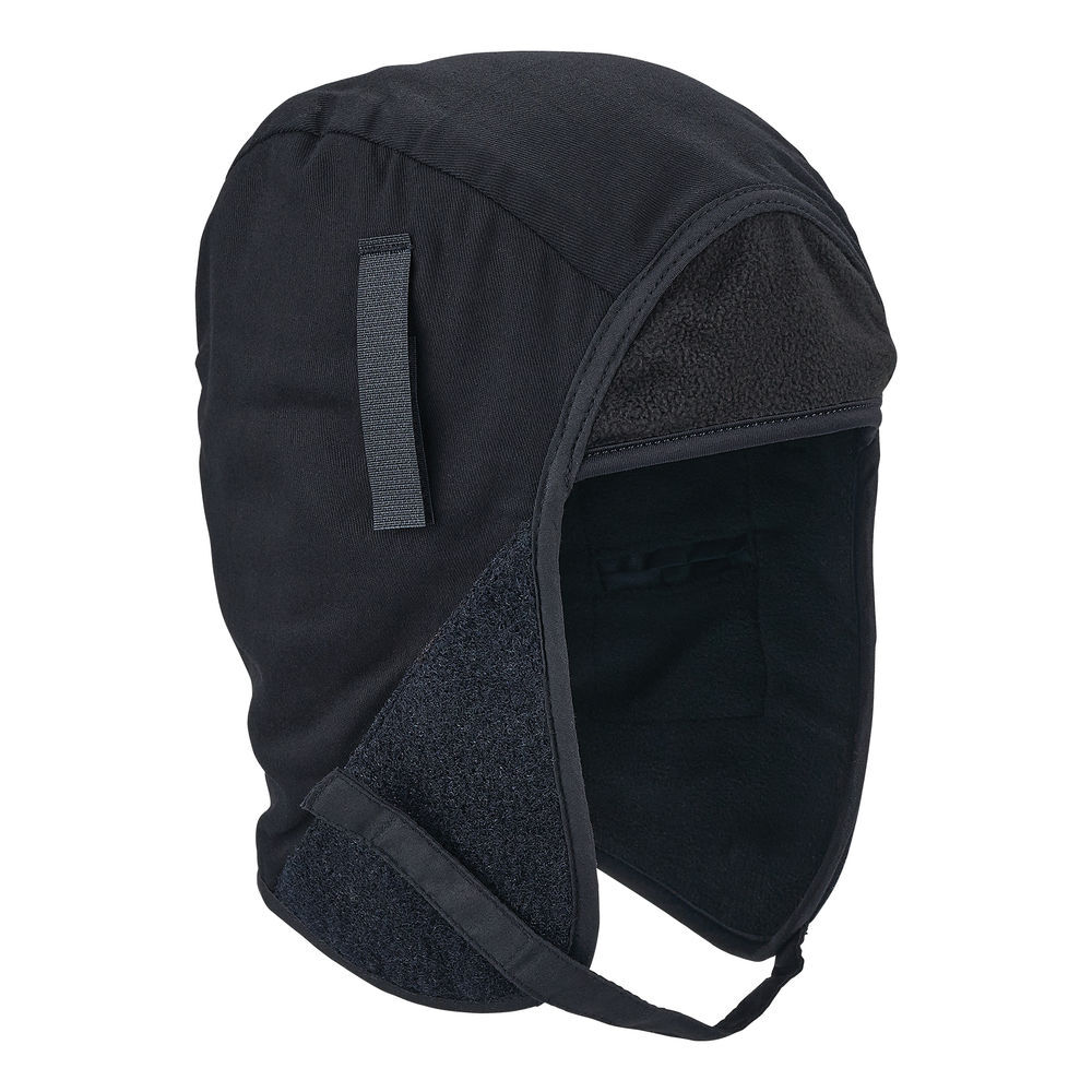 Ergodyne 6848 Short Fleece Winter Hard Hat Liner L/XL Black, large image number 8