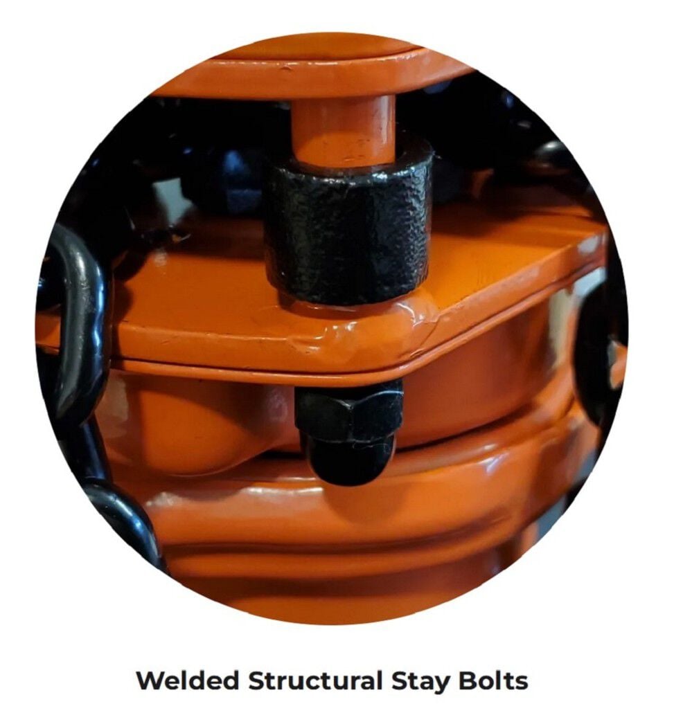 Atlas Lifting and Rigging ALH 6.3 Ton Lever Chain Hoist 20 Ft. Chain with Overload Protection, large image number 6