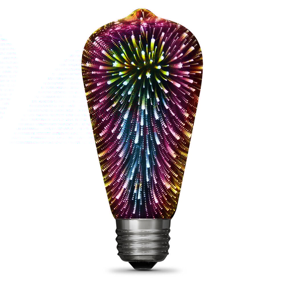 Feit Electric St19 3D Фейерверк Прямая коническая светодиодная лампа 1Pk 4390₽