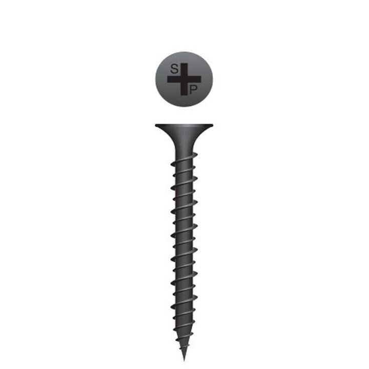 Intercorp #6 x 1-1/4 In. Phosphate Coat Phillips Bugle Head Screw -8000/Box