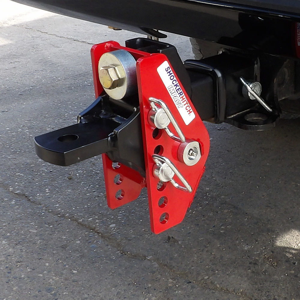 Shocker Hitch Impact 14K 2 Inch Cushion Hitch & Drawbar with 1 Inch Hole, large image number 2