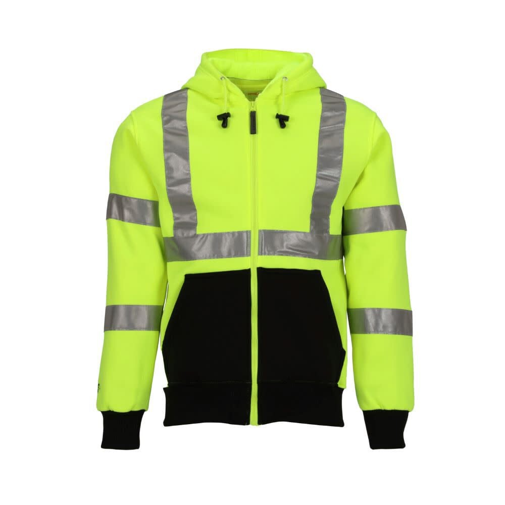 ゆっぴー Tingley Job Sight Zip-Up Hoodie Hi-Vis Small S78122.SM